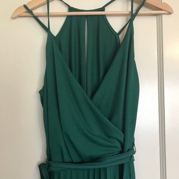 Floor Length Pleated Dress